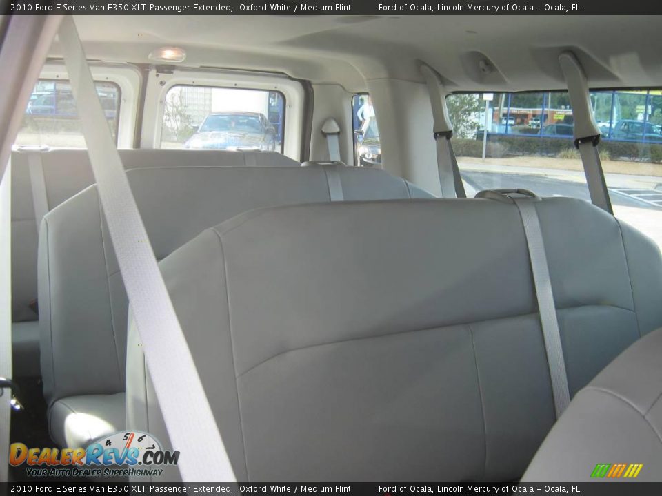 2010 Ford E Series Van E350 XLT Passenger Extended Oxford White / Medium Flint Photo #7