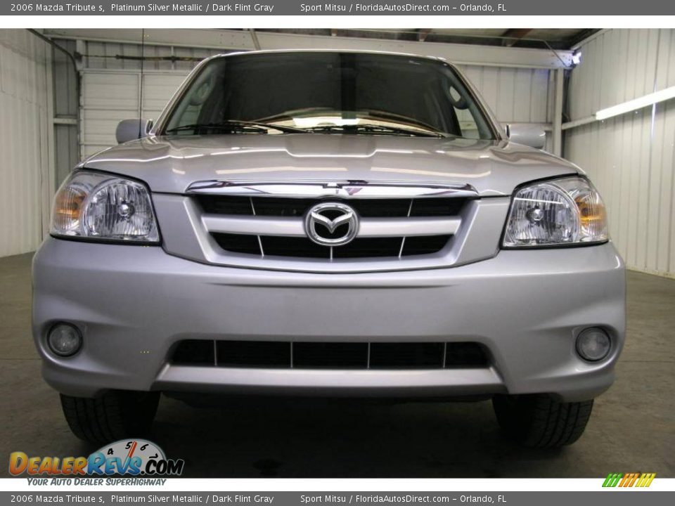 2006 Mazda Tribute s Platinum Silver Metallic / Dark Flint Gray Photo #3