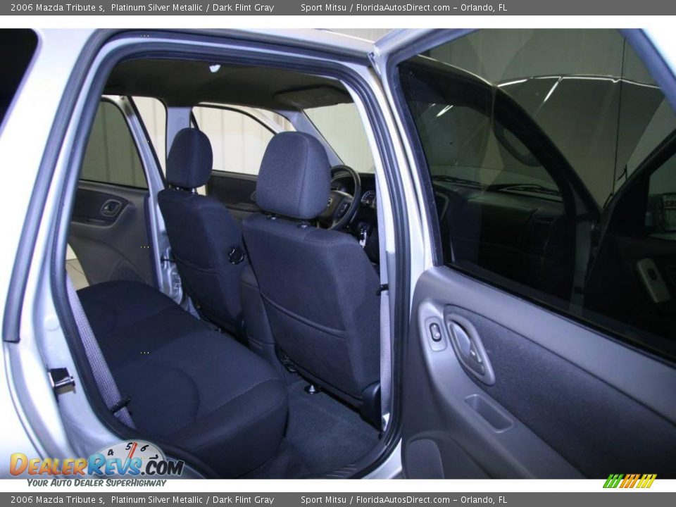 2006 Mazda Tribute s Platinum Silver Metallic / Dark Flint Gray Photo #10