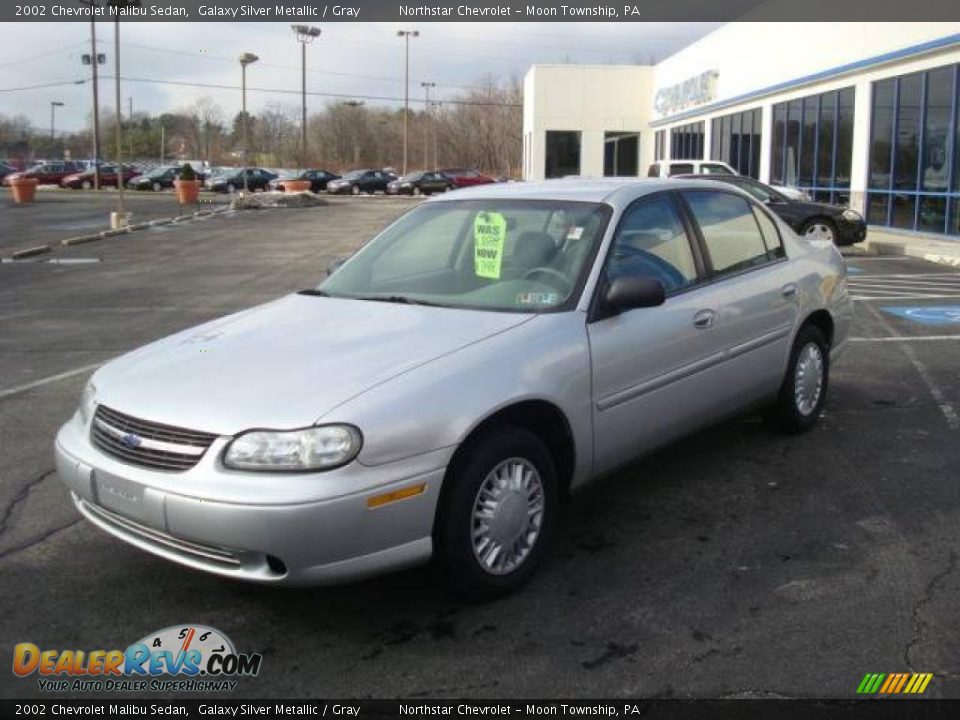2002 Chevrolet Malibu Sedan Galaxy Silver Metallic / Gray Photo #7