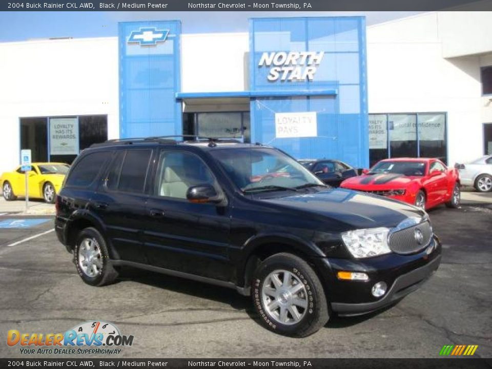 2004 Buick Rainier CXL AWD Black / Medium Pewter Photo #1