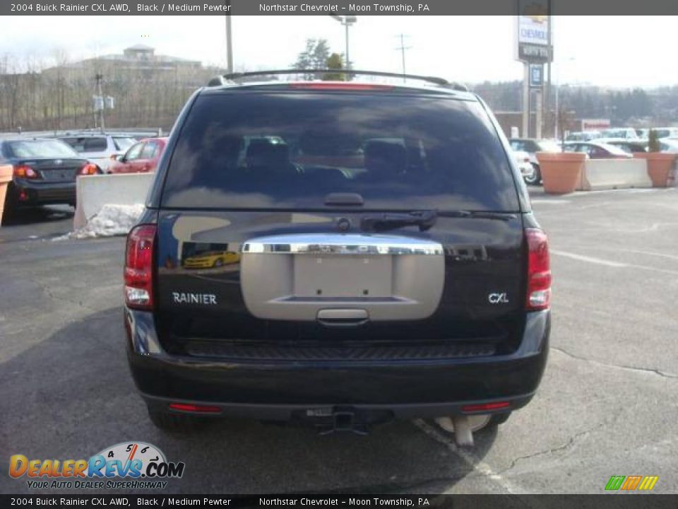 2004 Buick Rainier CXL AWD Black / Medium Pewter Photo #4