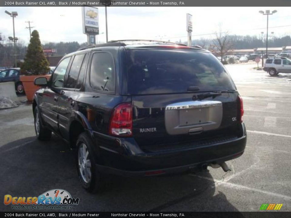 2004 Buick Rainier CXL AWD Black / Medium Pewter Photo #5