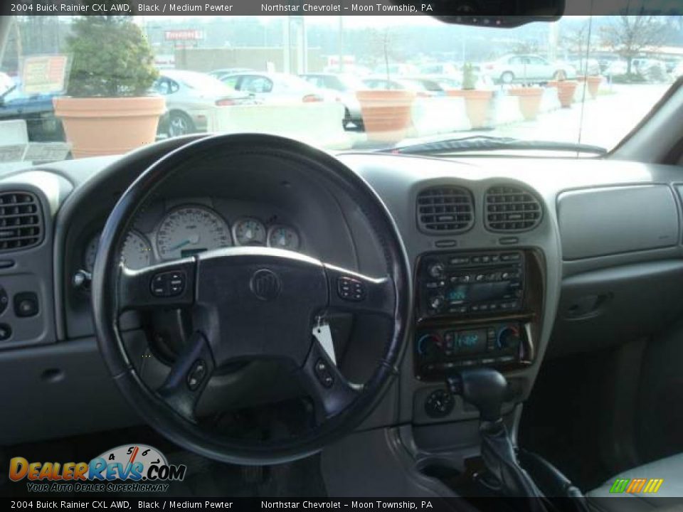 2004 Buick Rainier CXL AWD Black / Medium Pewter Photo #12