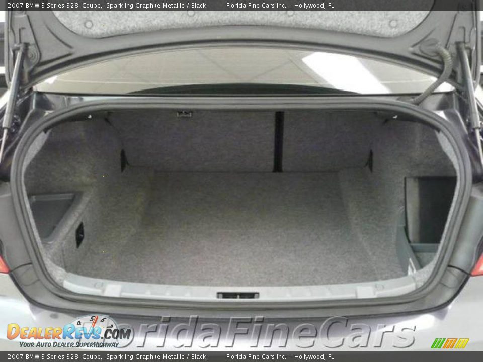 2007 BMW 3 Series 328i Coupe Sparkling Graphite Metallic / Black Photo #10