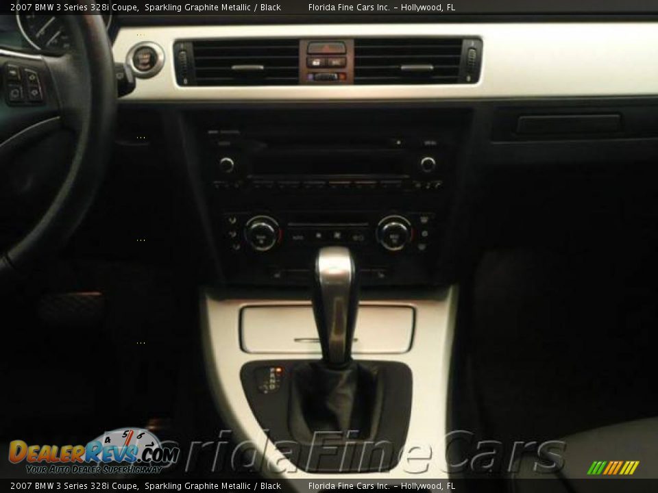 2007 BMW 3 Series 328i Coupe Sparkling Graphite Metallic / Black Photo #16