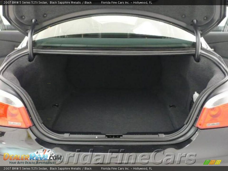 2007 BMW 5 Series 525i Sedan Black Sapphire Metallic / Black Photo #10