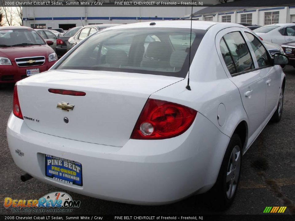 2008 Chevrolet Cobalt LT Sedan Summit White / Gray Photo #4