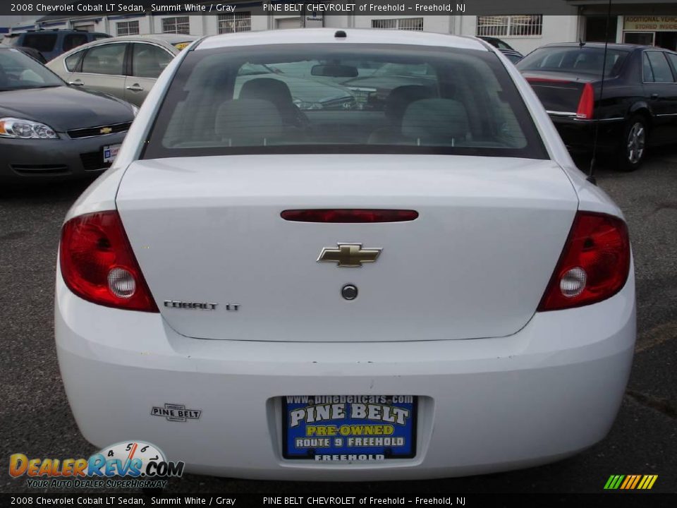 2008 Chevrolet Cobalt LT Sedan Summit White / Gray Photo #5