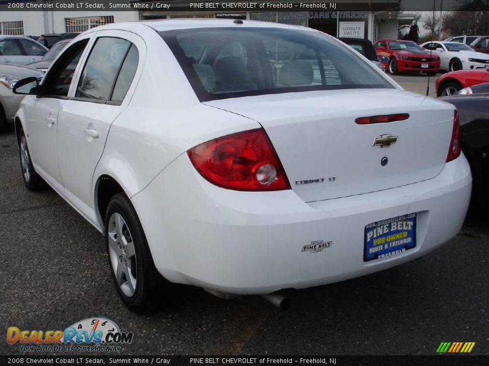 2008 Chevrolet Cobalt LT Sedan Summit White / Gray Photo #6