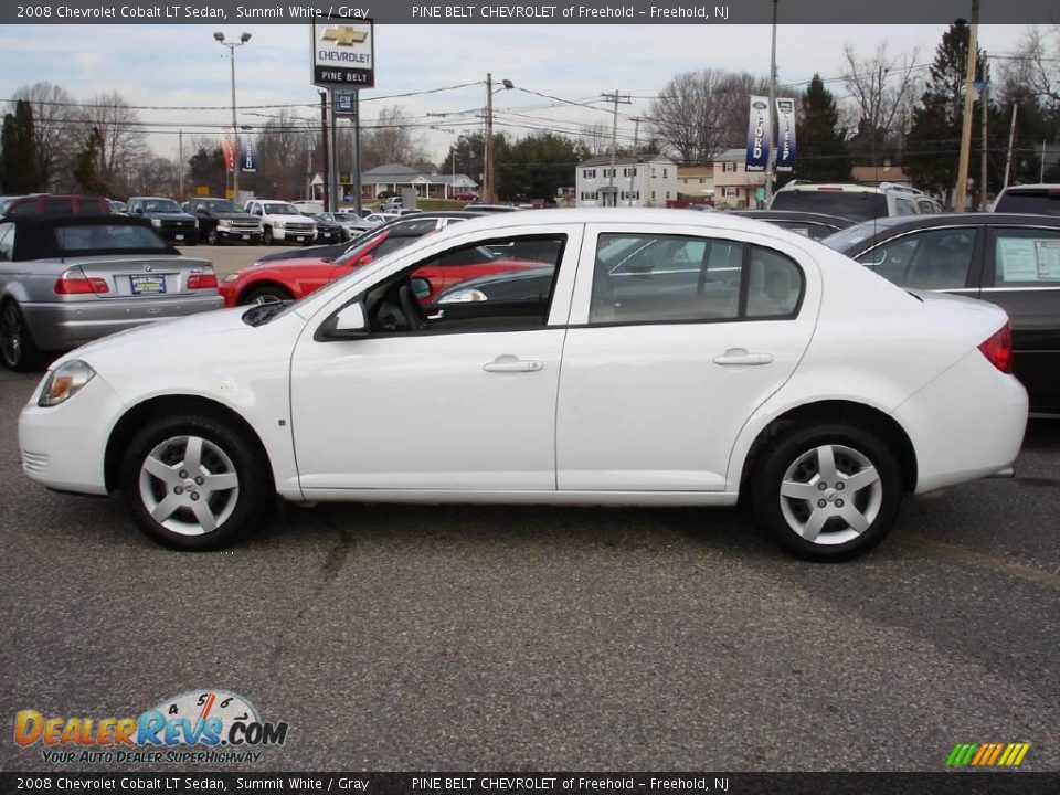 2008 Chevrolet Cobalt LT Sedan Summit White / Gray Photo #7