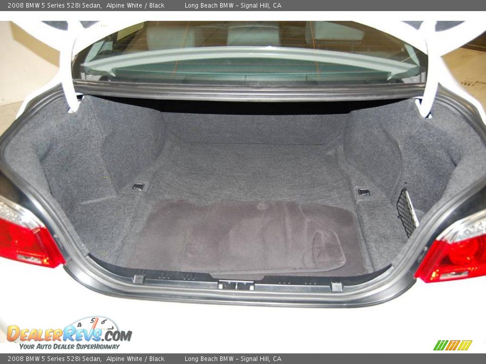 2008 BMW 5 Series 528i Sedan Alpine White / Black Photo #9
