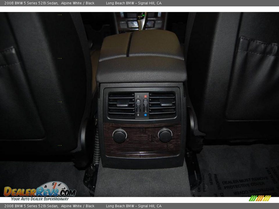 2008 BMW 5 Series 528i Sedan Alpine White / Black Photo #30