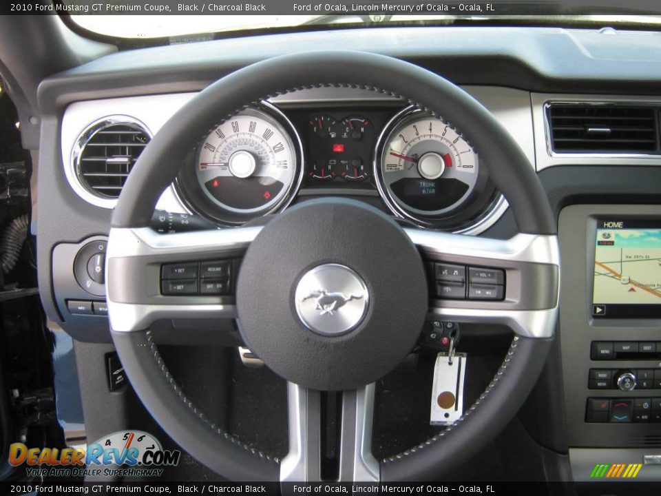2010 Ford Mustang GT Premium Coupe Black / Charcoal Black Photo #3