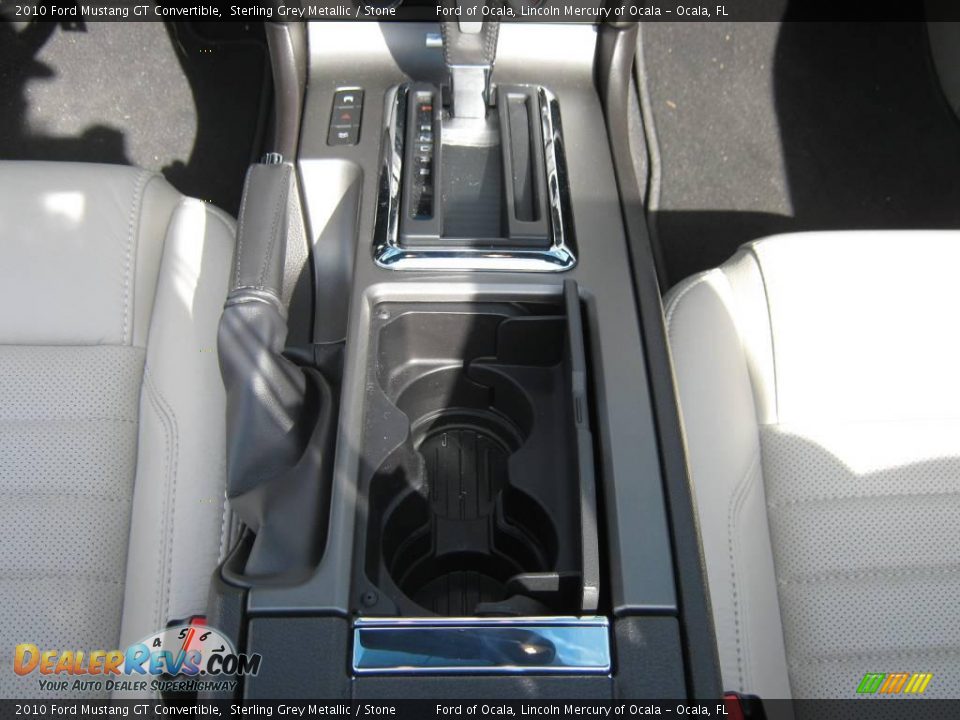 2010 Ford Mustang GT Convertible Sterling Grey Metallic / Stone Photo #7