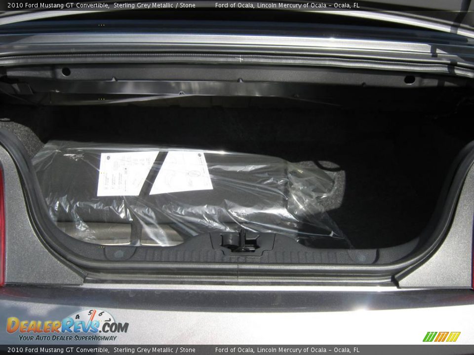 2010 Ford Mustang GT Convertible Sterling Grey Metallic / Stone Photo #8