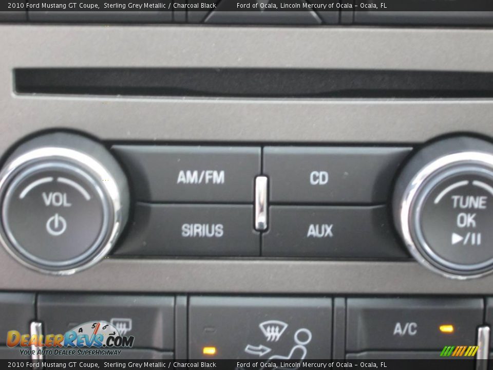 2010 Ford Mustang GT Coupe Sterling Grey Metallic / Charcoal Black Photo #6