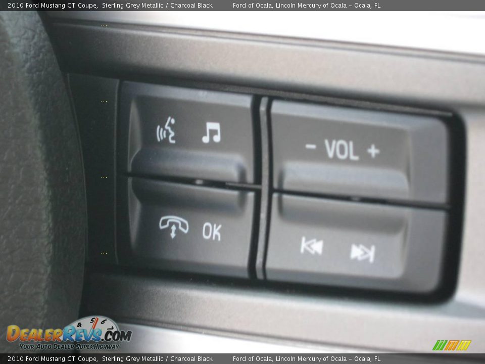 2010 Ford Mustang GT Coupe Sterling Grey Metallic / Charcoal Black Photo #7