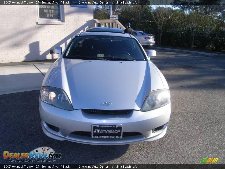 2005 Hyundai Tiburon GS Sterling Silver / Black Photo #1