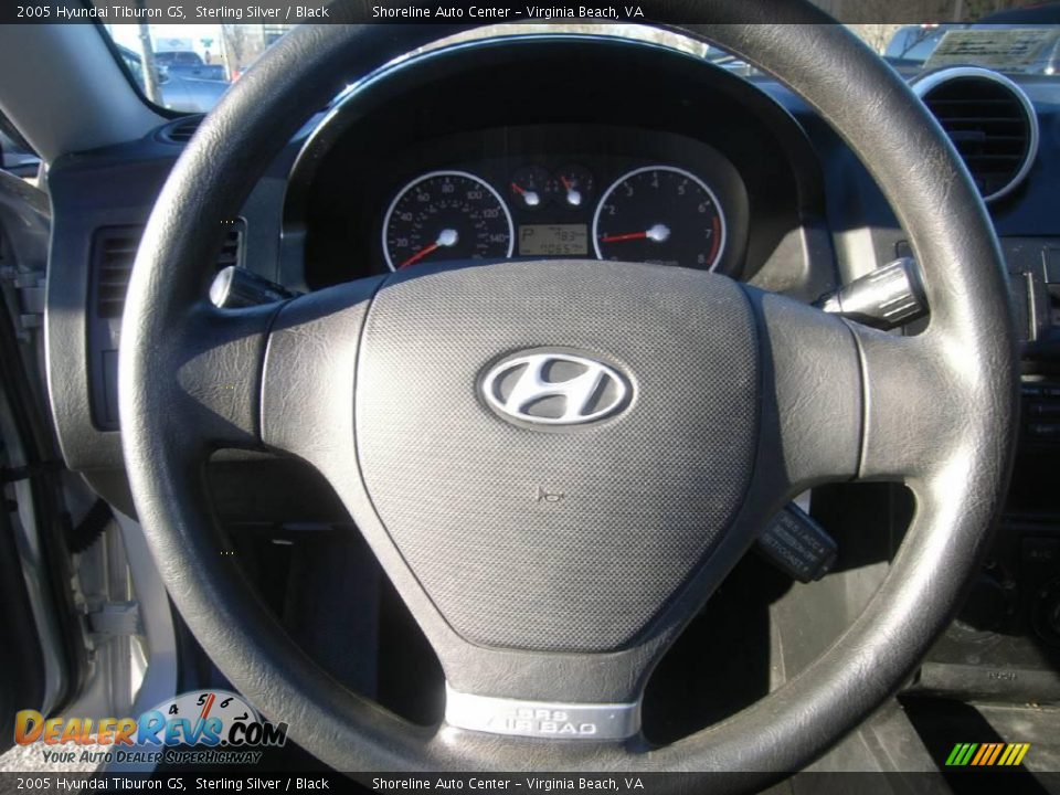 2005 Hyundai Tiburon GS Sterling Silver / Black Photo #16