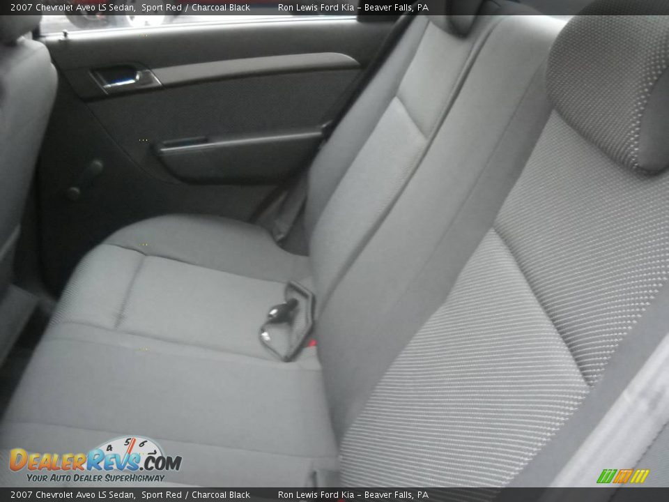 2007 Chevrolet Aveo LS Sedan Sport Red / Charcoal Black Photo #13