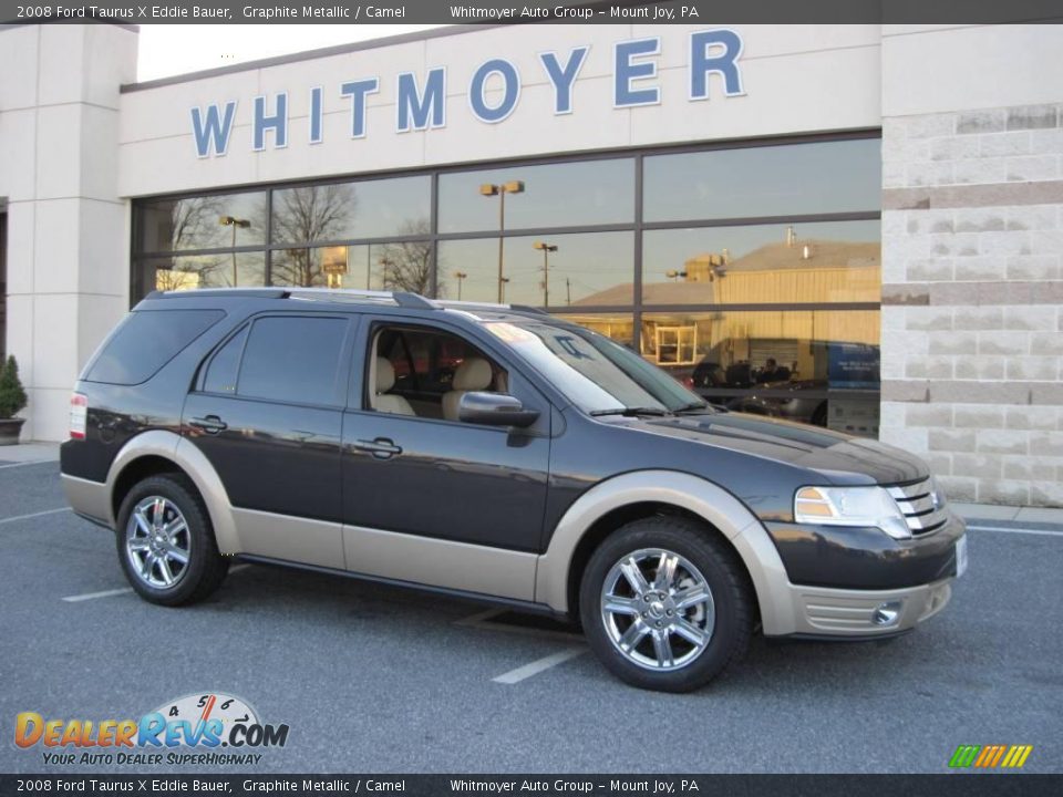 2008 Ford Taurus X Eddie Bauer Graphite Metallic / Camel Photo #1