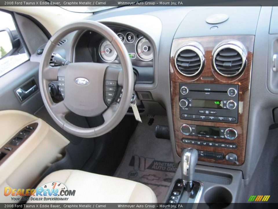 2008 Ford Taurus X Eddie Bauer Graphite Metallic / Camel Photo #8