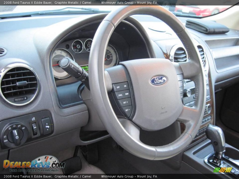 2008 Ford Taurus X Eddie Bauer Graphite Metallic / Camel Photo #11