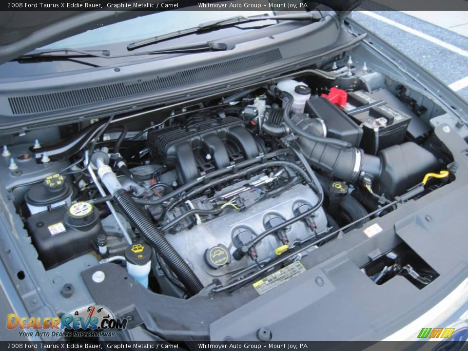 2008 Ford Taurus X Eddie Bauer Graphite Metallic / Camel Photo #12