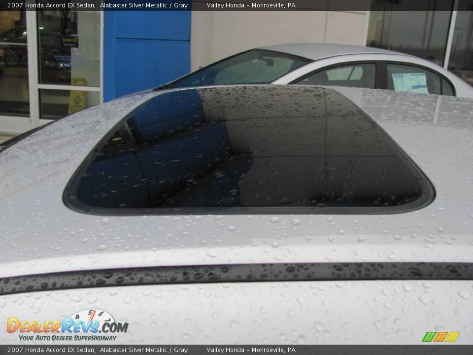 2007 Honda Accord EX Sedan Alabaster Silver Metallic / Gray Photo #4