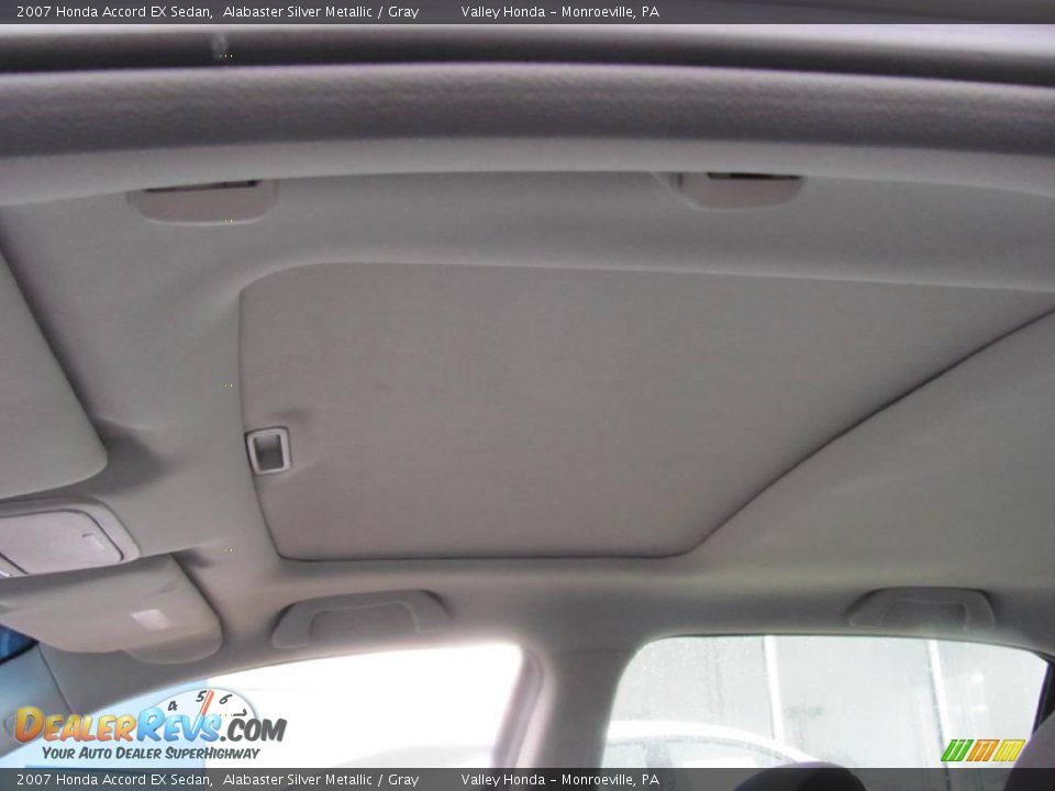 2007 Honda Accord EX Sedan Alabaster Silver Metallic / Gray Photo #10