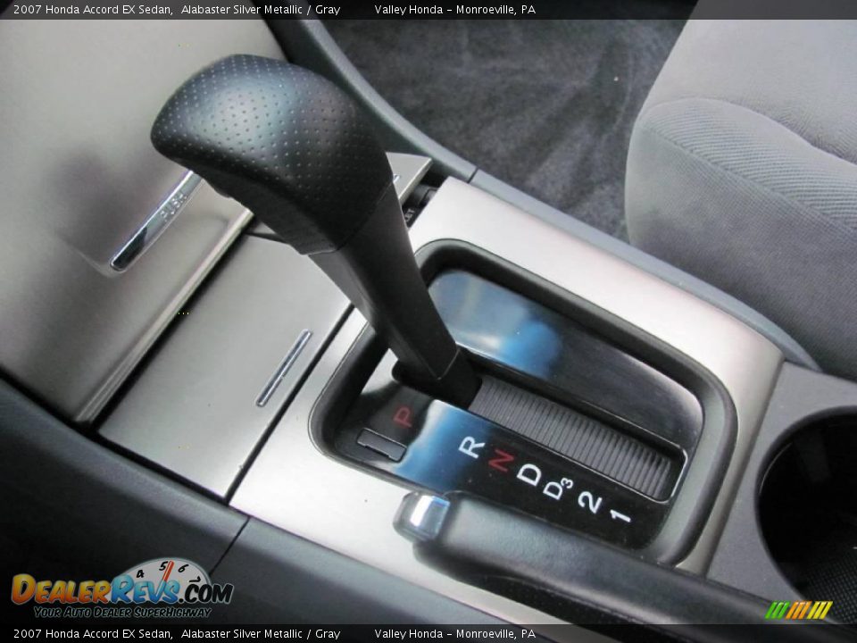 2007 Honda Accord EX Sedan Alabaster Silver Metallic / Gray Photo #12