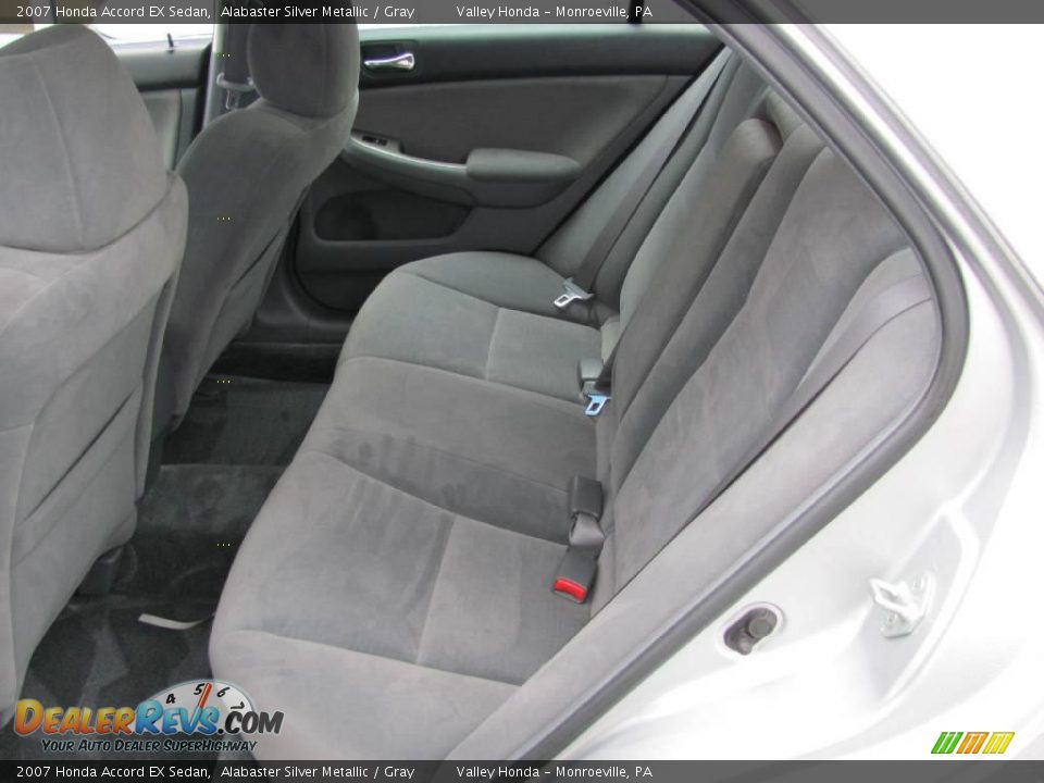 2007 Honda Accord EX Sedan Alabaster Silver Metallic / Gray Photo #13