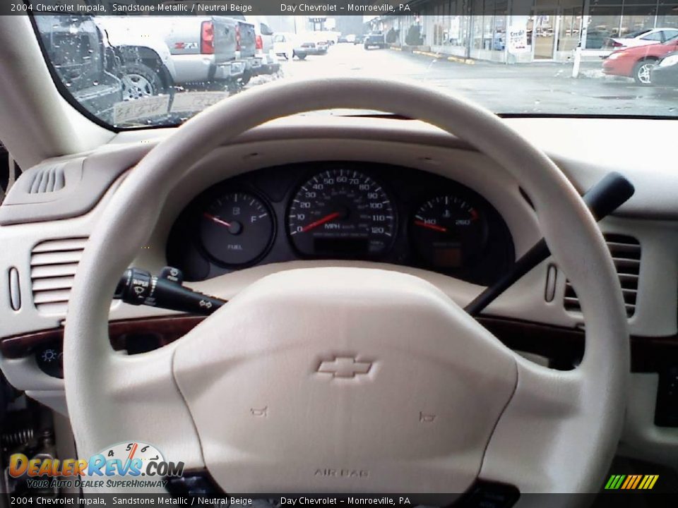 2004 Chevrolet Impala Sandstone Metallic / Neutral Beige Photo #10