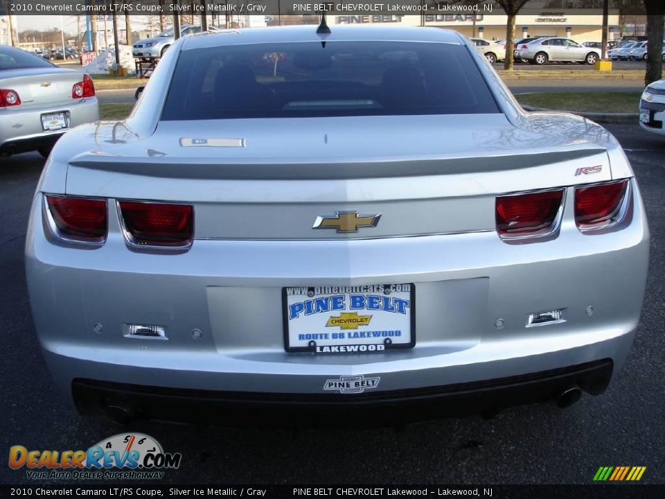 2010 Chevrolet Camaro LT/RS Coupe Silver Ice Metallic / Gray Photo #5