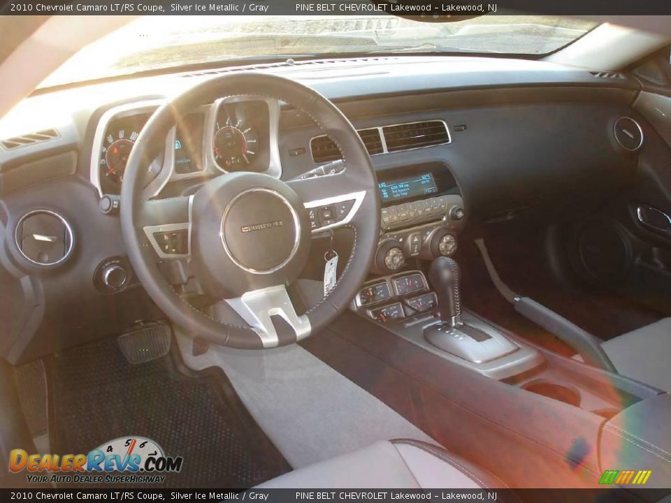 2010 Chevrolet Camaro LT/RS Coupe Silver Ice Metallic / Gray Photo #12