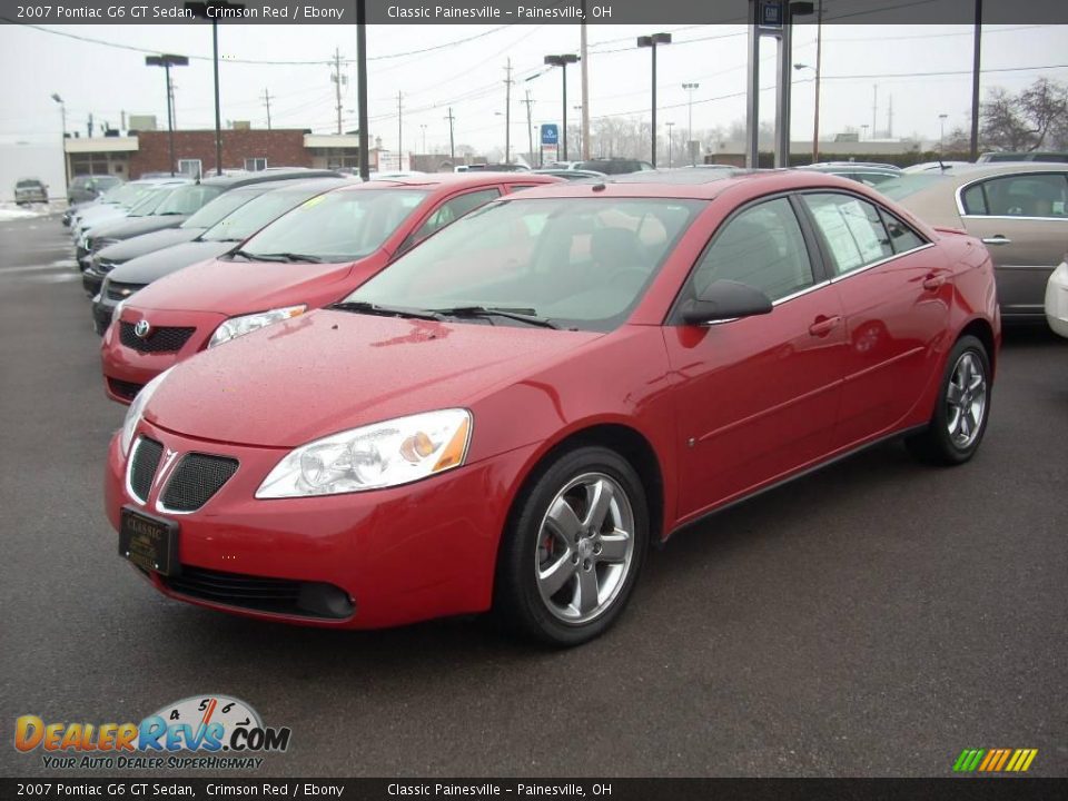 2007 Pontiac G6 GT Sedan Crimson Red / Ebony Photo #1
