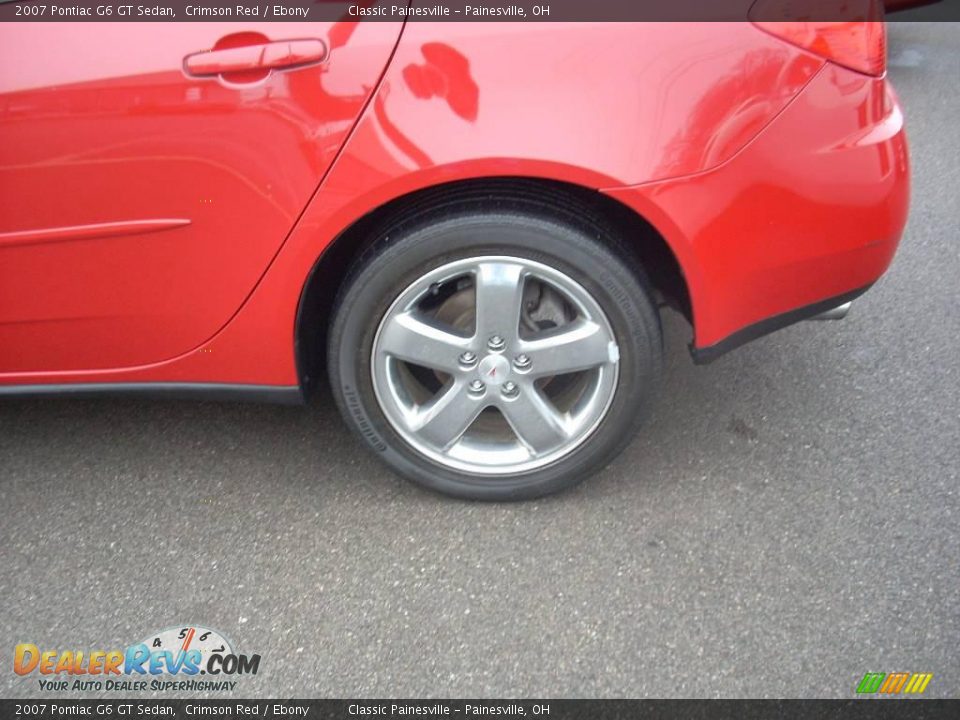 2007 Pontiac G6 GT Sedan Crimson Red / Ebony Photo #4