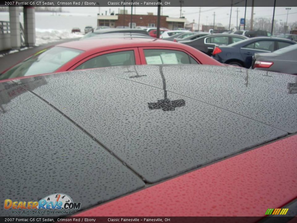2007 Pontiac G6 GT Sedan Crimson Red / Ebony Photo #6