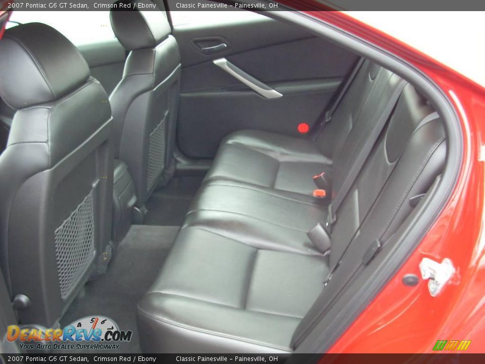2007 Pontiac G6 GT Sedan Crimson Red / Ebony Photo #8