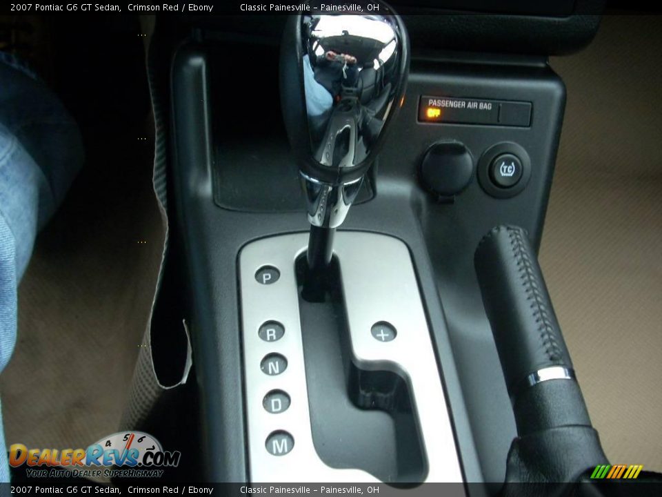 2007 Pontiac G6 GT Sedan Crimson Red / Ebony Photo #10