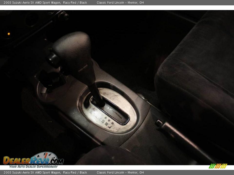 2003 Suzuki Aerio SX AWD Sport Wagon Racy Red / Black Photo #12