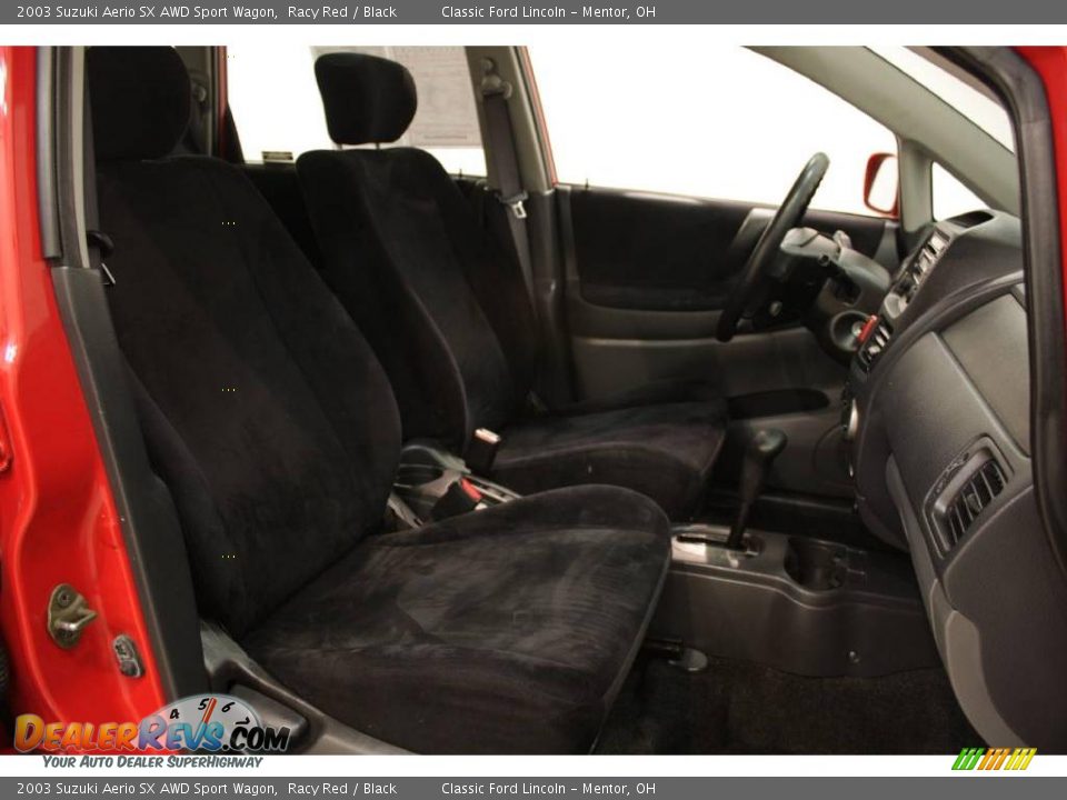 2003 Suzuki Aerio SX AWD Sport Wagon Racy Red / Black Photo #13