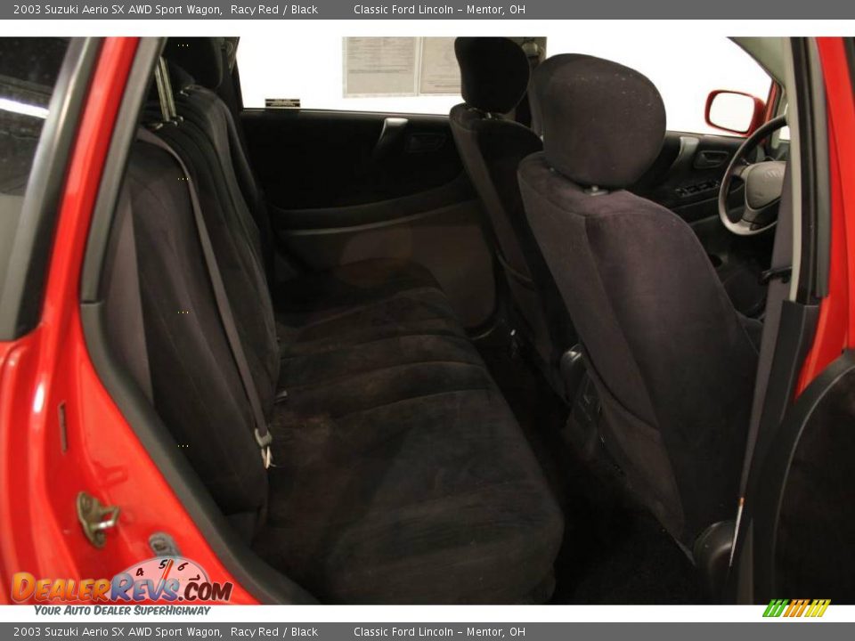 2003 Suzuki Aerio SX AWD Sport Wagon Racy Red / Black Photo #14