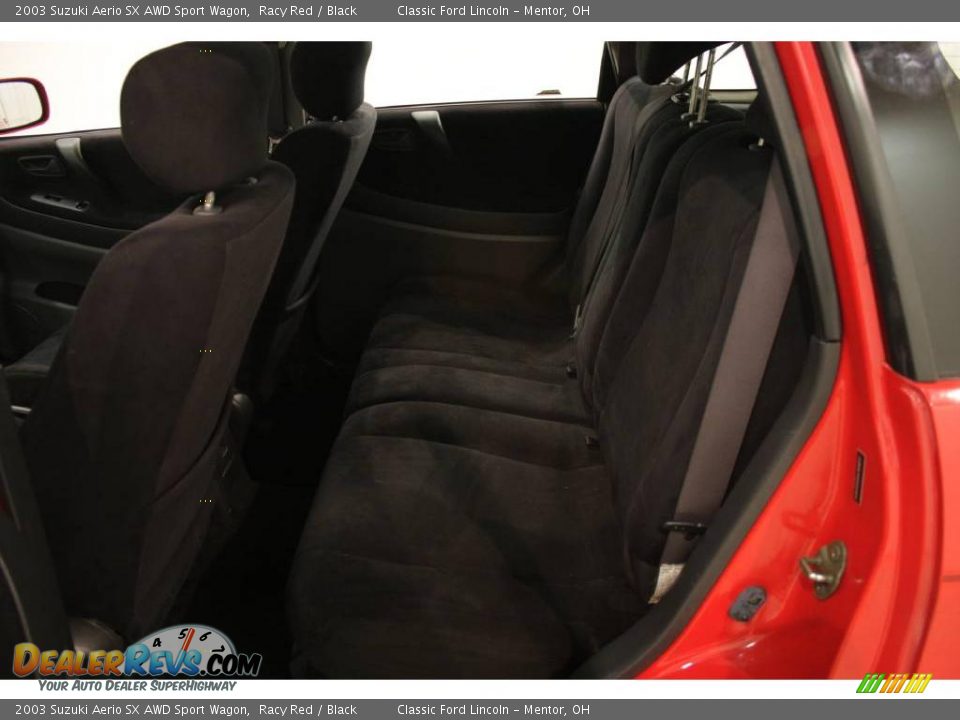 2003 Suzuki Aerio SX AWD Sport Wagon Racy Red / Black Photo #15