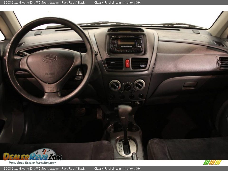 2003 Suzuki Aerio SX AWD Sport Wagon Racy Red / Black Photo #16