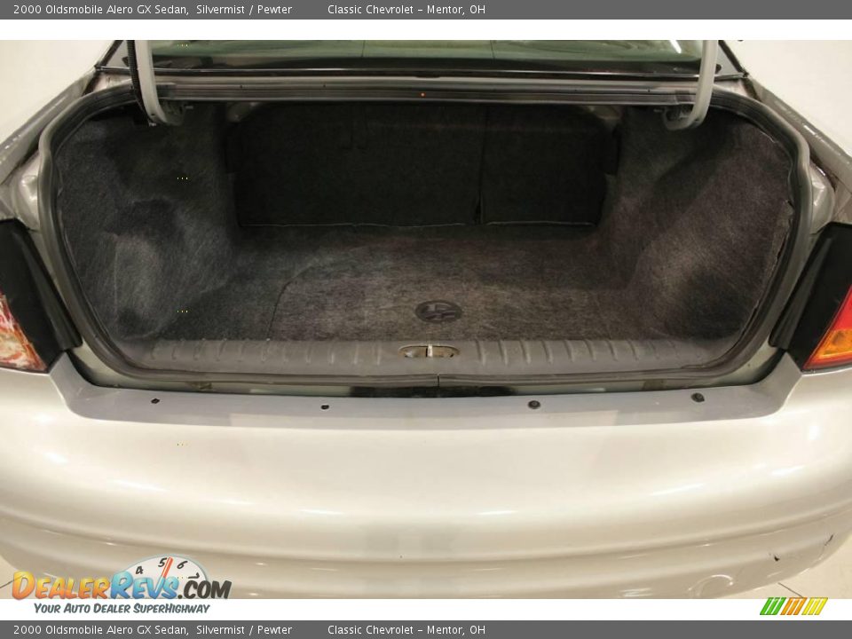 2000 Oldsmobile Alero GX Sedan Silvermist / Pewter Photo #18