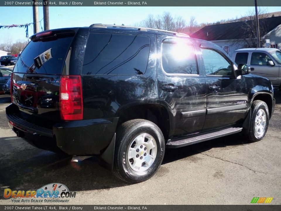 2007 Chevrolet Tahoe LT 4x4 Black / Ebony Photo #5