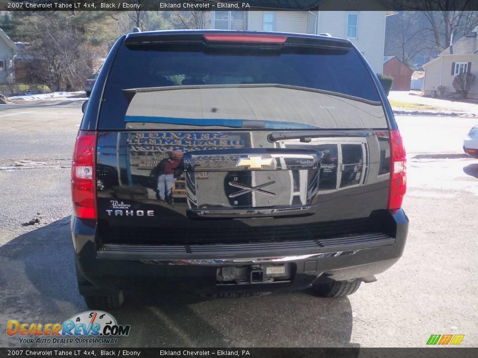 2007 Chevrolet Tahoe LT 4x4 Black / Ebony Photo #6