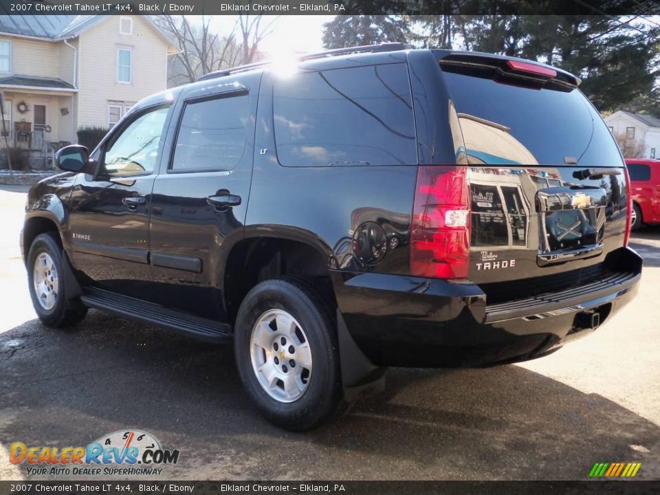 2007 Chevrolet Tahoe LT 4x4 Black / Ebony Photo #7